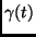 $\gamma(t)$