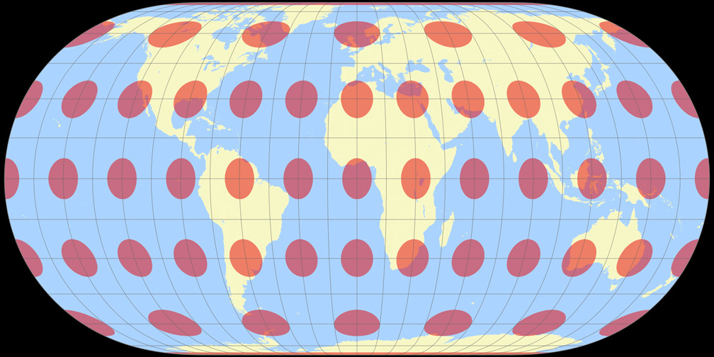 Hufnagel 9 Tissot Indicatrix