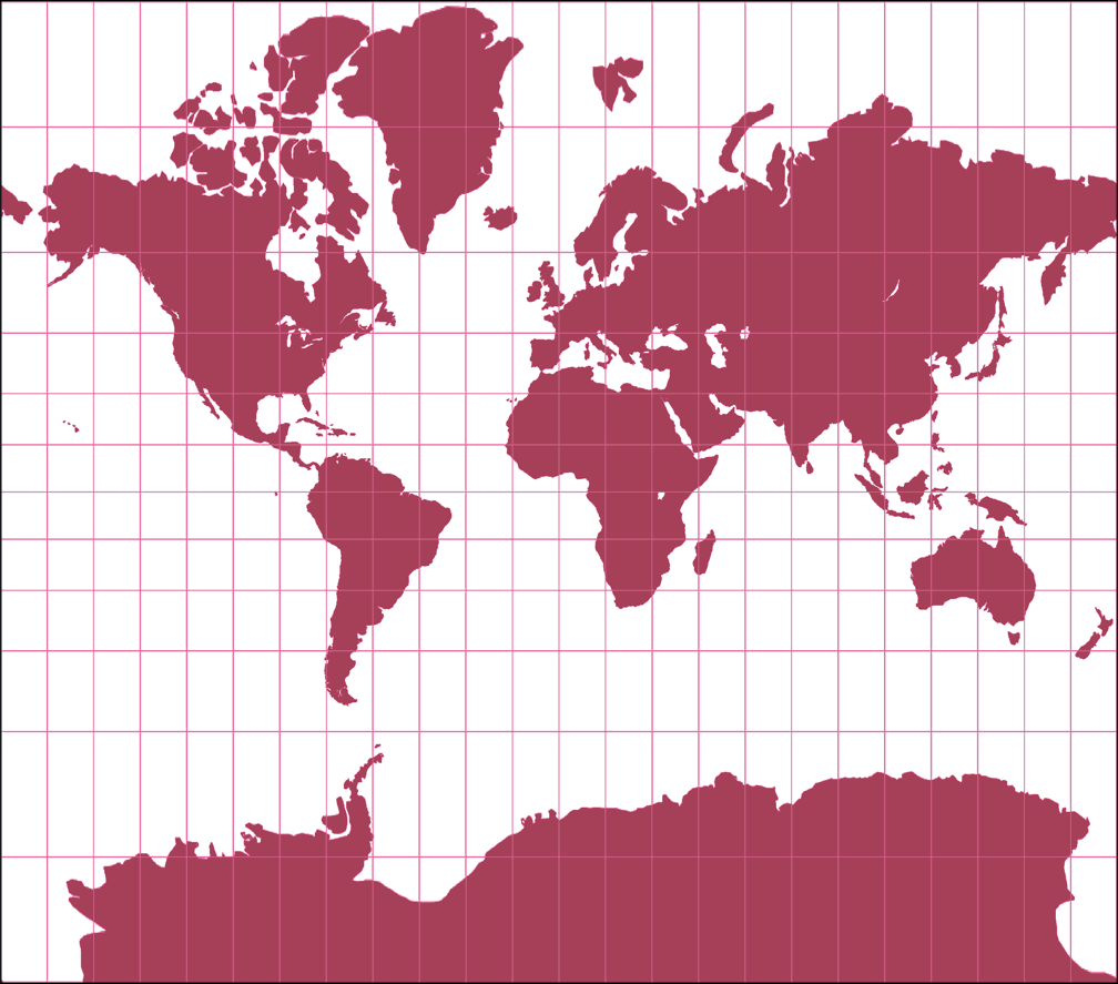 Braun Perspective Silhouette Map