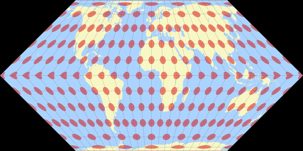 Eckert II Tissot Indicatrix