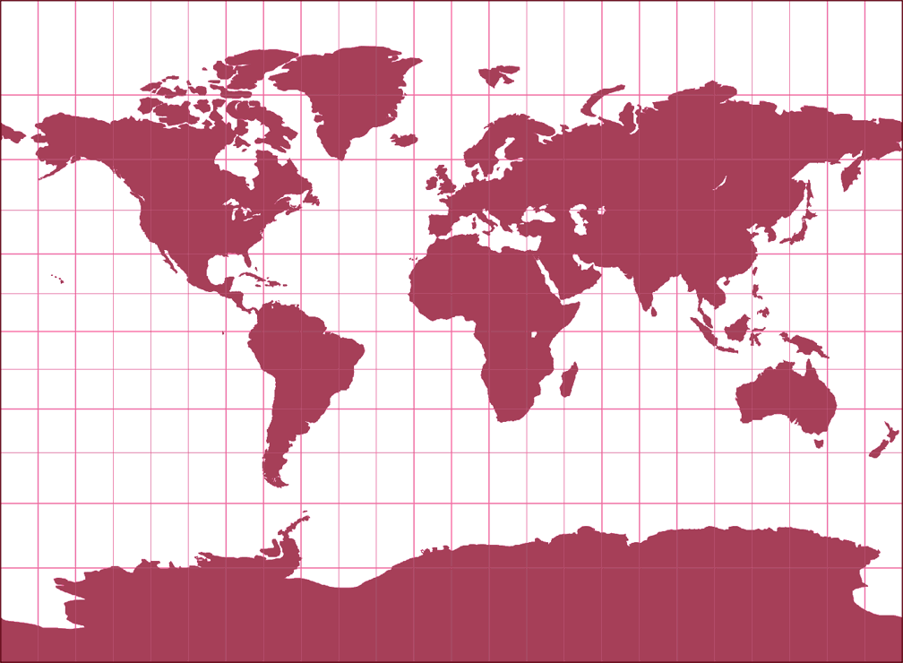 Miller Silhouette Map
