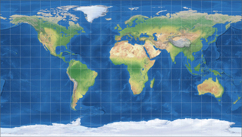 Equirectangular (28°)