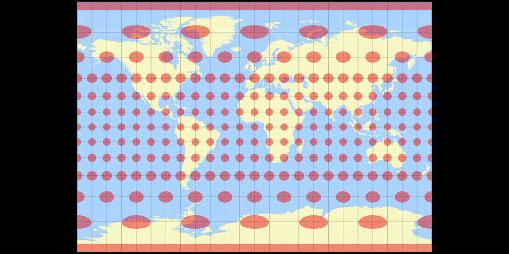 Tobler’s variant 1 of Miller Cylindrical Tissot Indicatrix