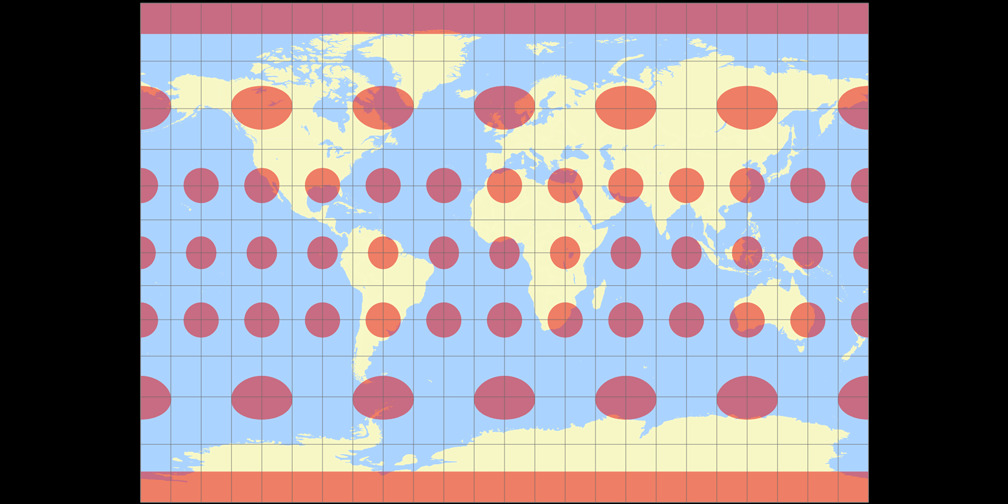 BSAM Cylindrical Tissot Indicatrix