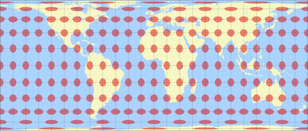 Behrmann Tissot Indicatrix