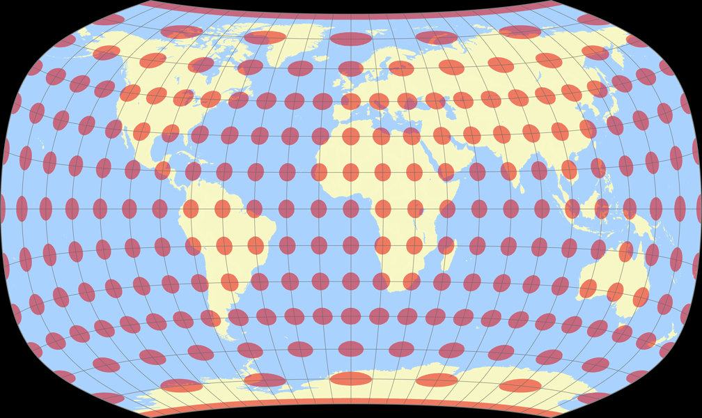 Canters W30/UA (non-optimized) Tissot Indicatrix