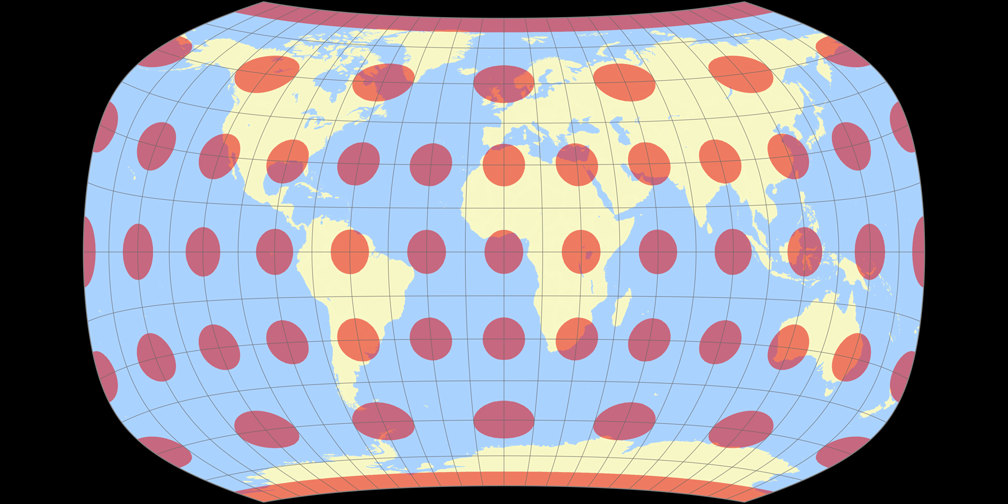 Canters W30/UA (non-optimized) Tissot Indicatrix