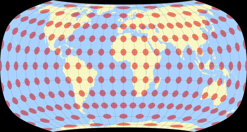 Canters W30/UE (non-optimized) Tissot Indicatrix