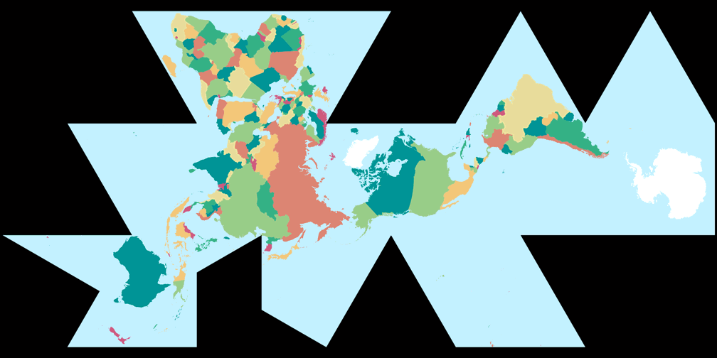 Dymaxion-like conformal projection