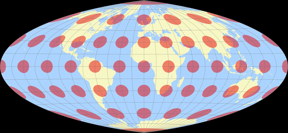 Eckert-Greifendorff Tissot Indicatrix