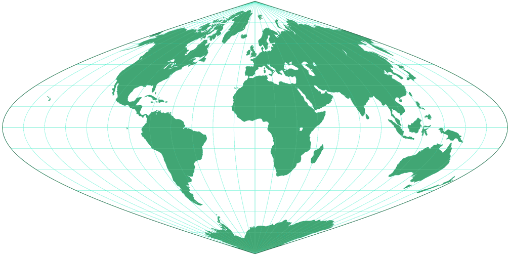 Sinusoidal Silhouette Map