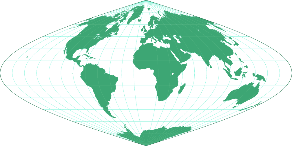 Sinusoidal Silhouette Map