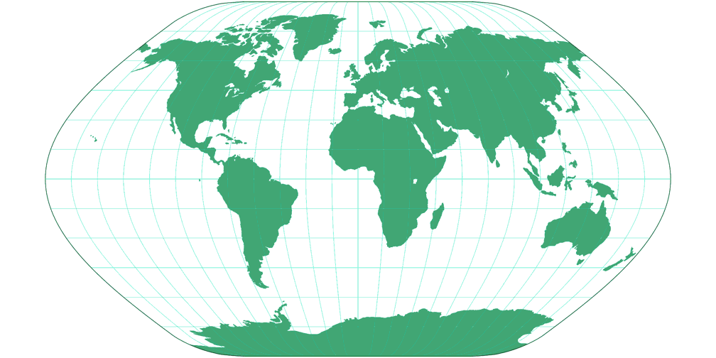 Hölzel Silhouette Map