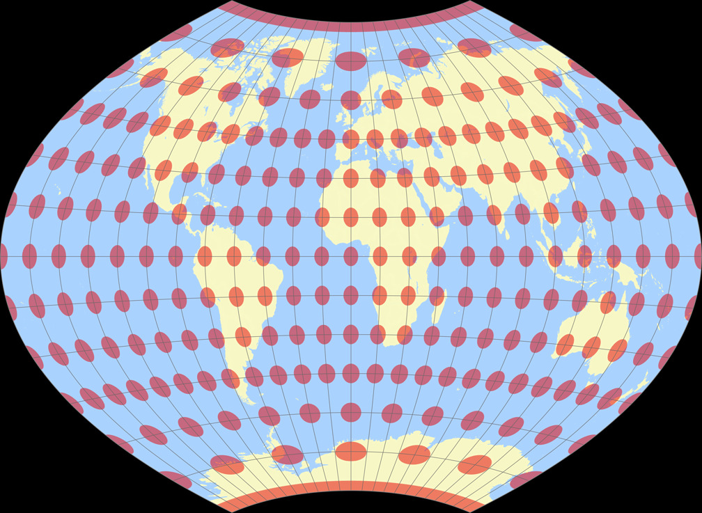 Frančula IX Tissot Indicatrix