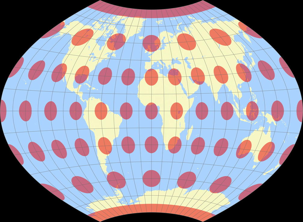 Frančula IX Tissot Indicatrix