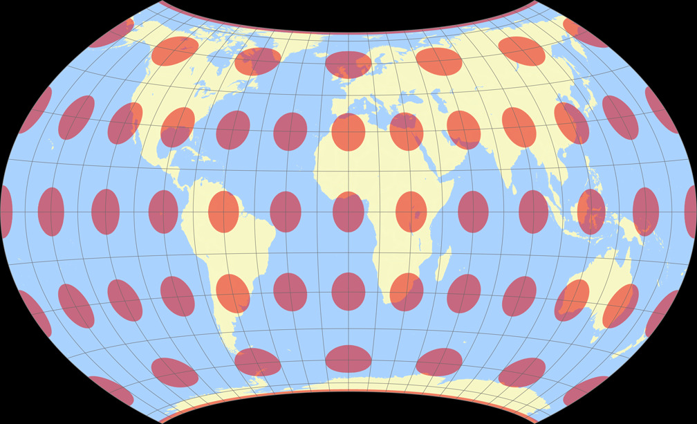 Frančula XIV Tissot Indicatrix