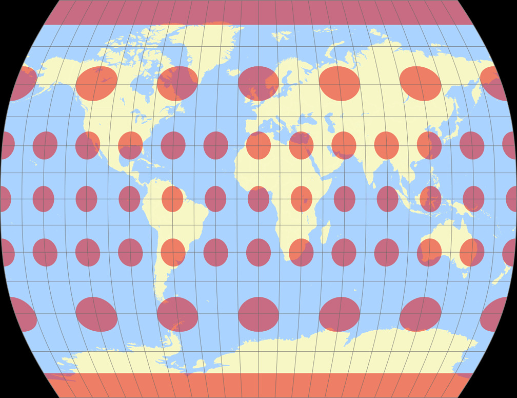 Gall-Bomford Tissot Indicatrix