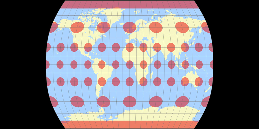 Gall-Bomford Tissot Indicatrix