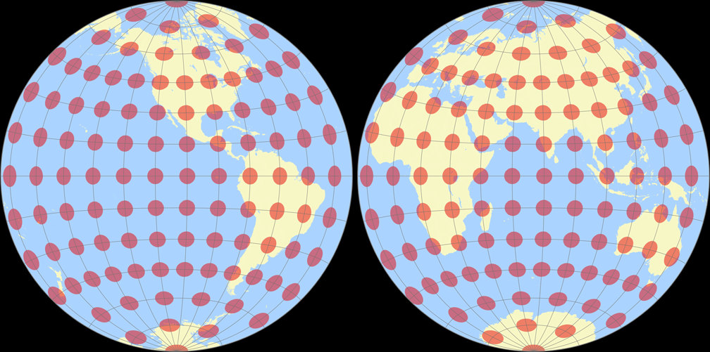 Ginzburg II Tissot Indicatrix