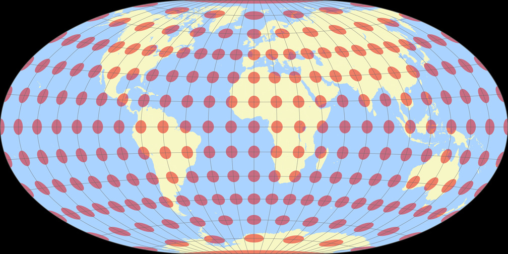 Hammer-Cylindrical Mix Tissot Indicatrix