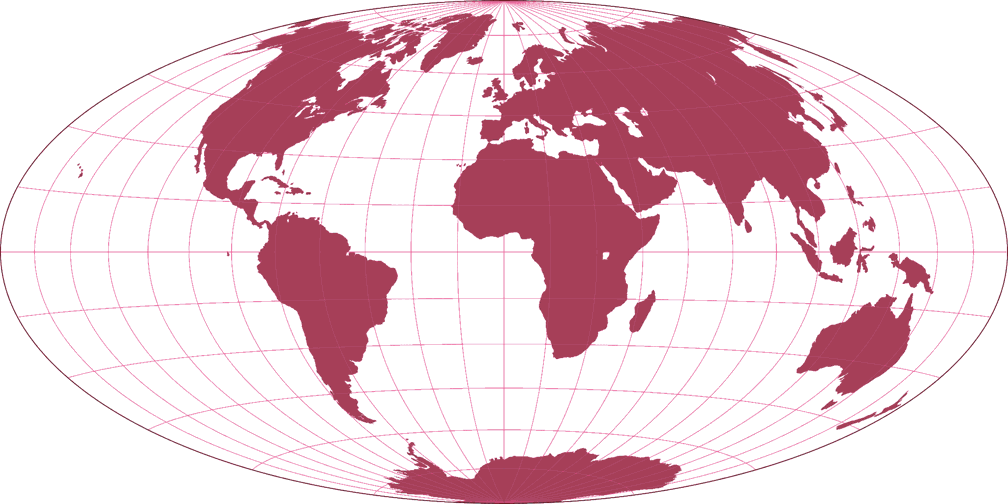 Hammer Silhouette Map