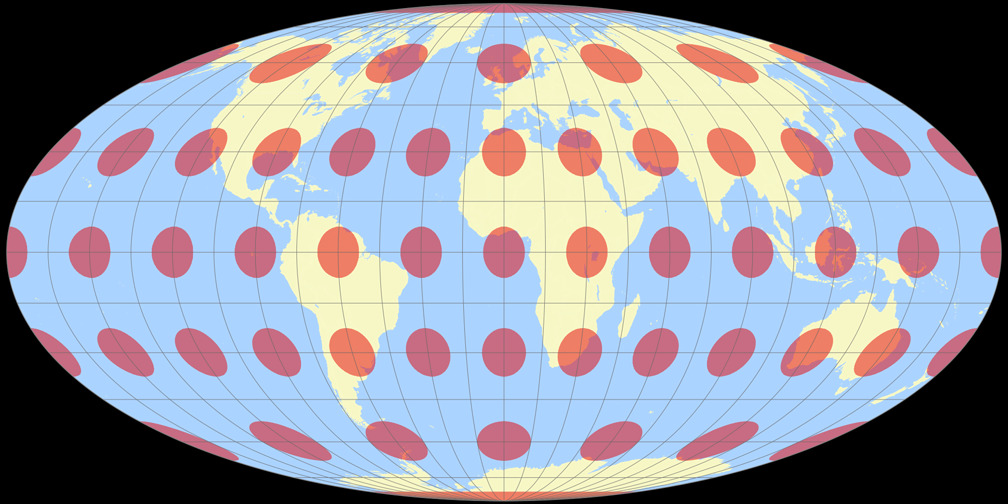 Mollweide Tissot Indicatrix