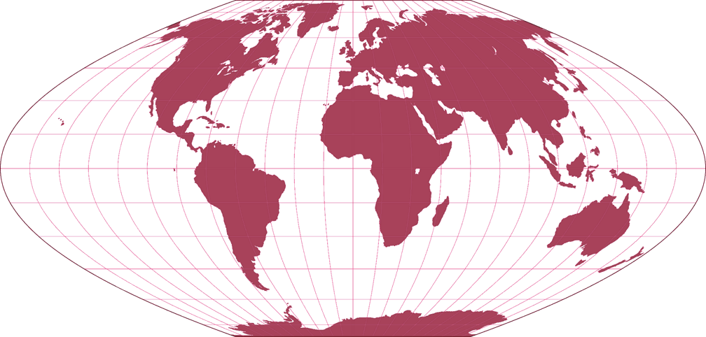 McBryde-Thomas Flat-Polar Parabolic Silhouette Map