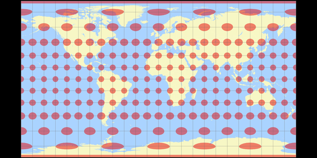 Patterson Cylindrical Tissot Indicatrix