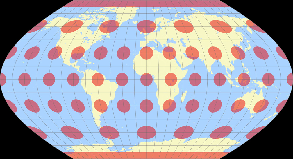 Wagner III 40° Tissot Indicatrix