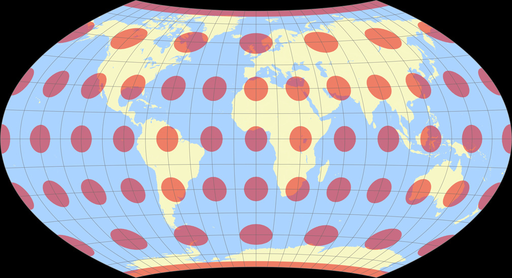 Wagner VIII Tissot Indicatrix