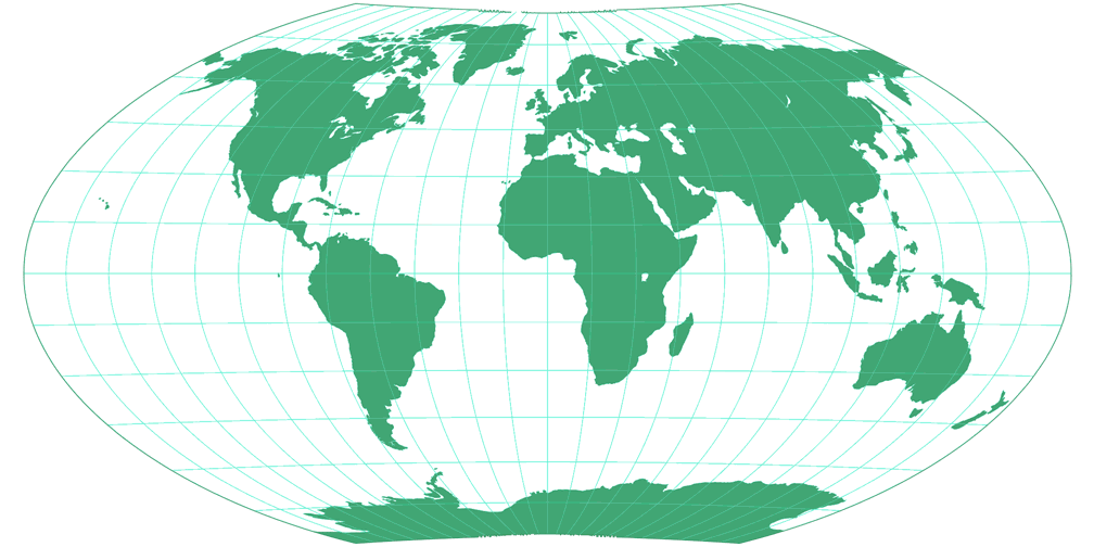 Wagner-Denoyer I Silhouette Map