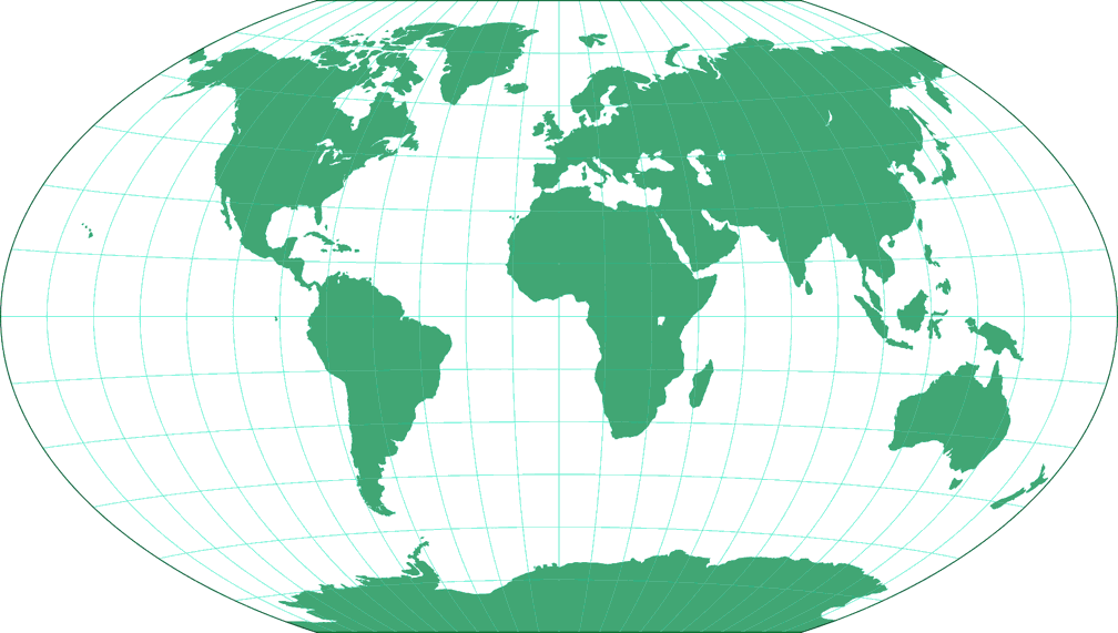 Winkel Tripel Bartholomew Silhouette Map