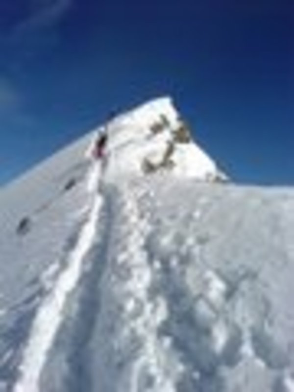 Stphane au sommet du Mont Dolent