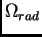$\Omega _{rad}$