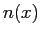 $ n(x)$