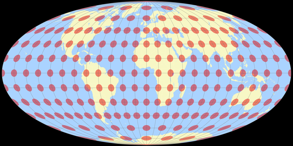 Mollweide Tissot Indicatrix