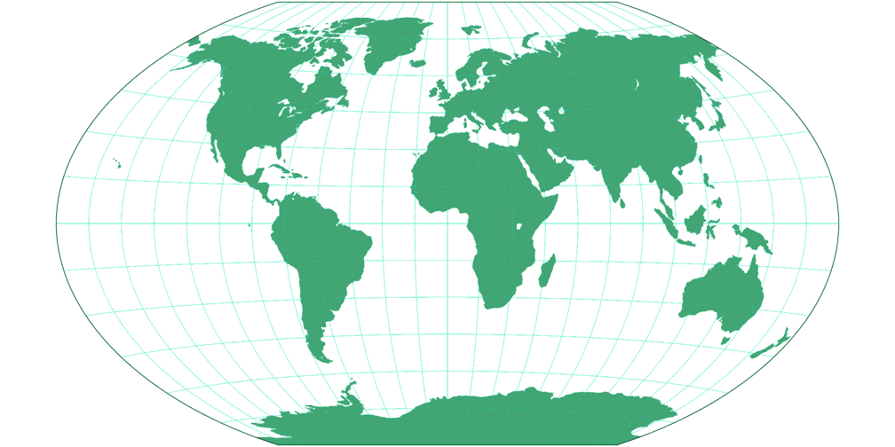 Winkel Tripel Bartholomew Silhouette Map