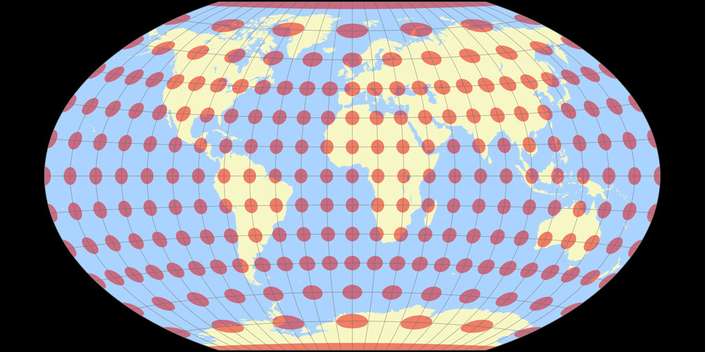 Winkel Tripel Bartholomew Tissot Indicatrix