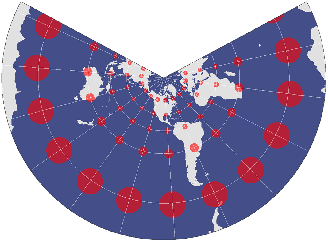 Map Distortion with Tissot's Indicatrix